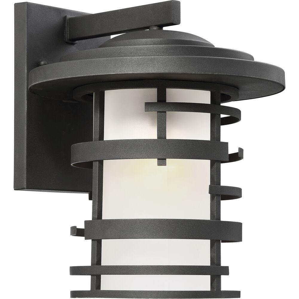 Nuvo Lighting Lansing 1 Light 13 Inch Textured Black Outdoor Wall Mount