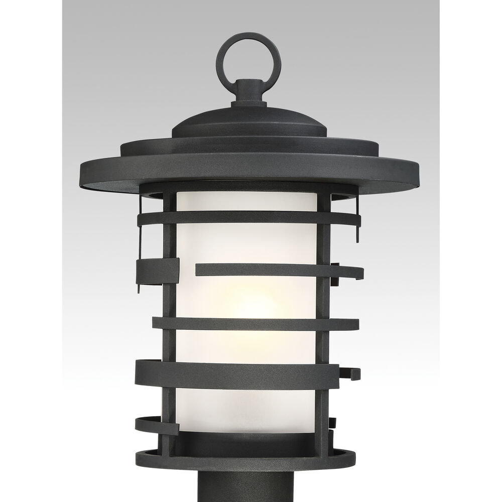 Nuvo Lighting Lansing 1 Light 17 Inch Textured Black Outdoor Post Lantern