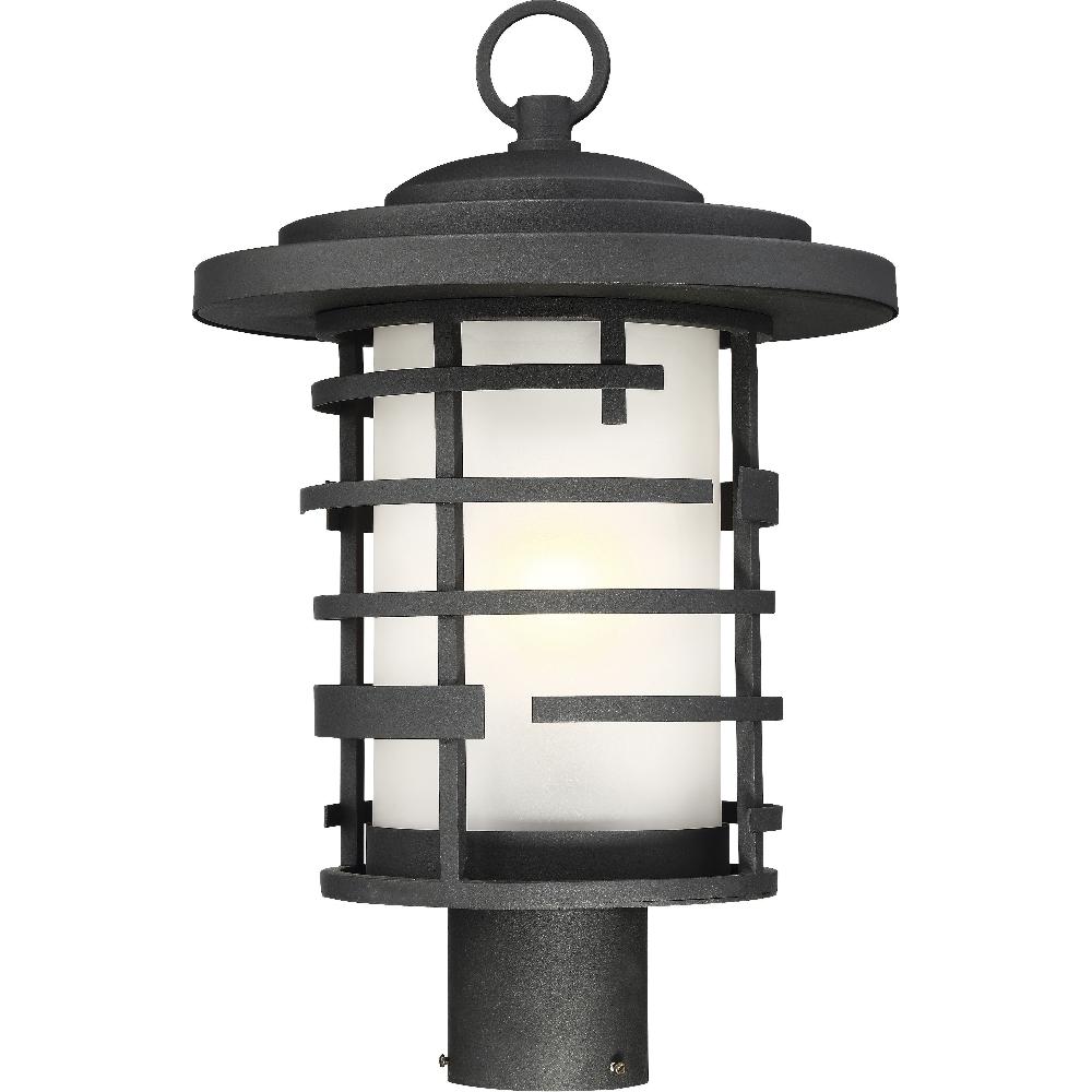 nuvo lighting Lansing 1 Light 17 inch Textured Black Outdoor Post Lantern