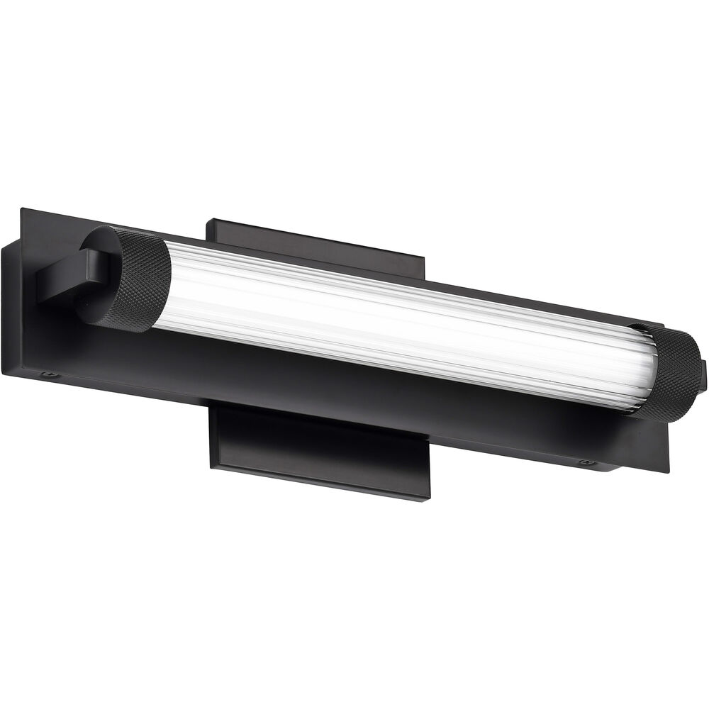 Nuvo Lighting Larissa LED 14 Inch Black Vanity Wall Light
