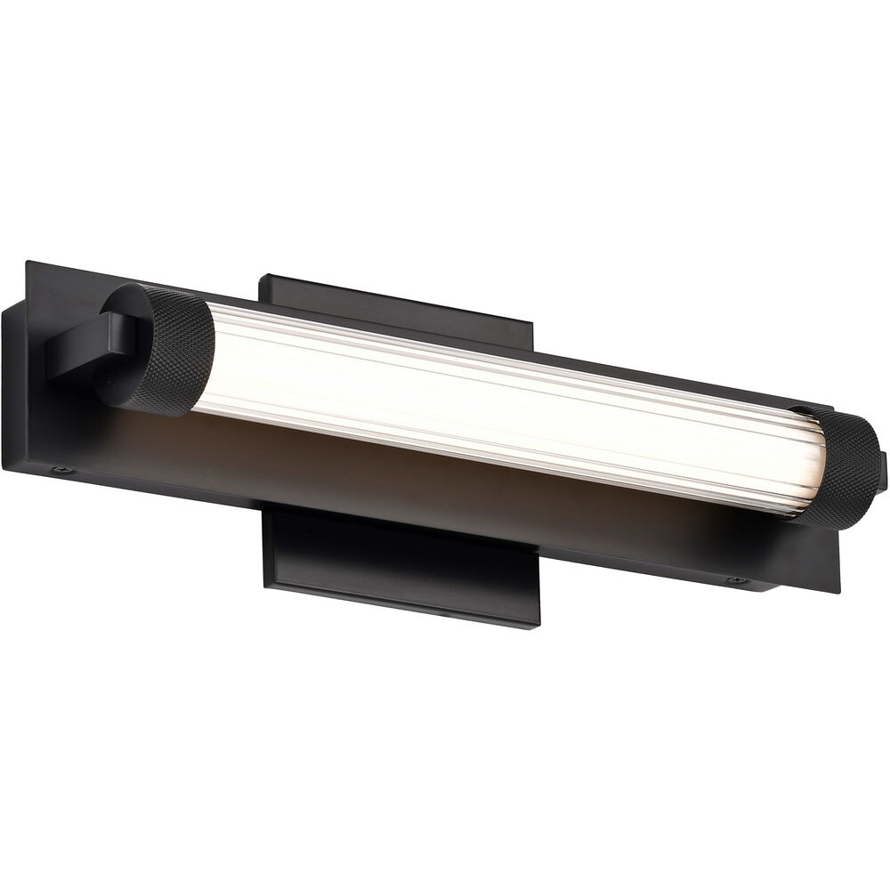Nuvo Lighting Larissa LED 14 Inch Black Vanity Wall Light