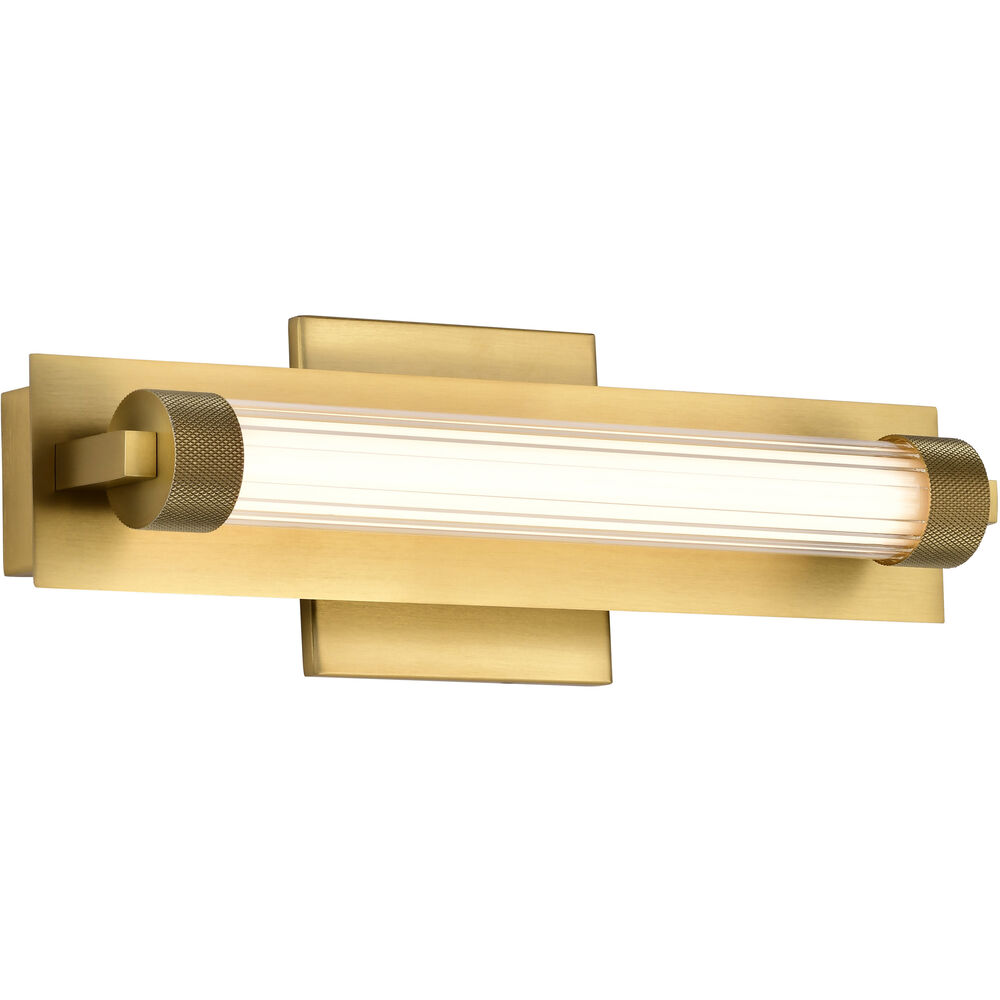 Nuvo Lighting Larissa LED 14 Inch Vintage Brass Vanity Wall Light
