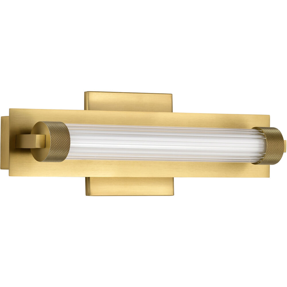 Nuvo Lighting Larissa LED 14 Inch Vintage Brass Vanity Wall Light