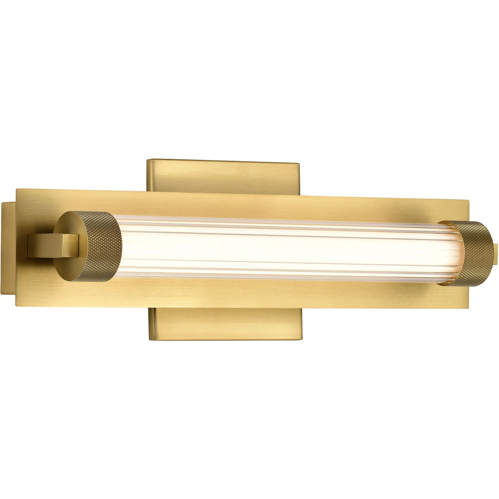 Nuvo Lighting Larissa LED 14 Inch Vintage Brass Vanity Wall Light