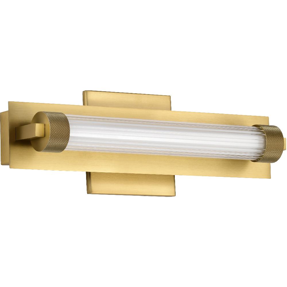 nuvo lighting Larissa LED 14 inch Vintage Brass Vanity Wall Light