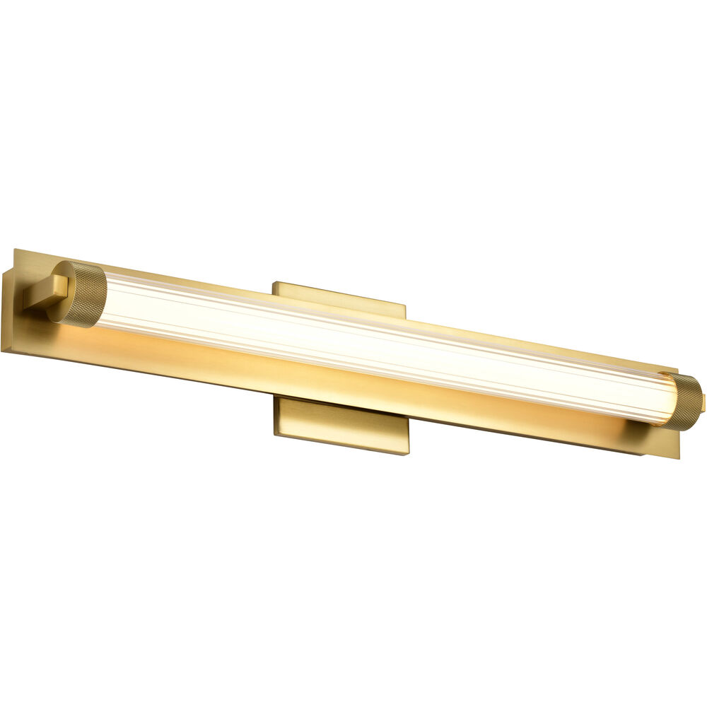 Nuvo Lighting Larissa LED 23.25 Inch Vintage Brass Vanity Wall Light