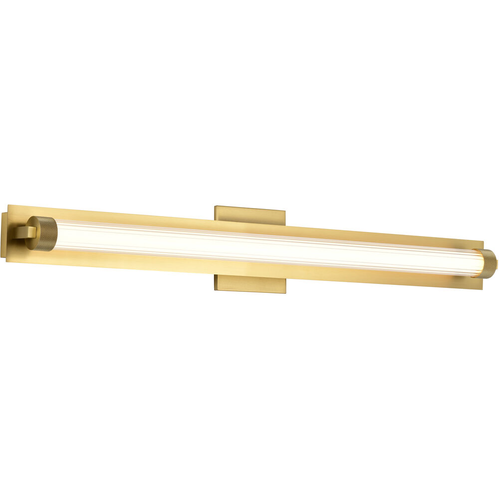 Nuvo Lighting Larissa LED 32 Inch Vintage Brass Vanity Wall Light