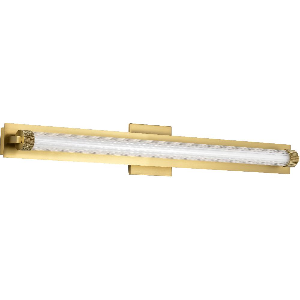 nuvo lighting Larissa LED 32 inch Vintage Brass Vanity Wall Light