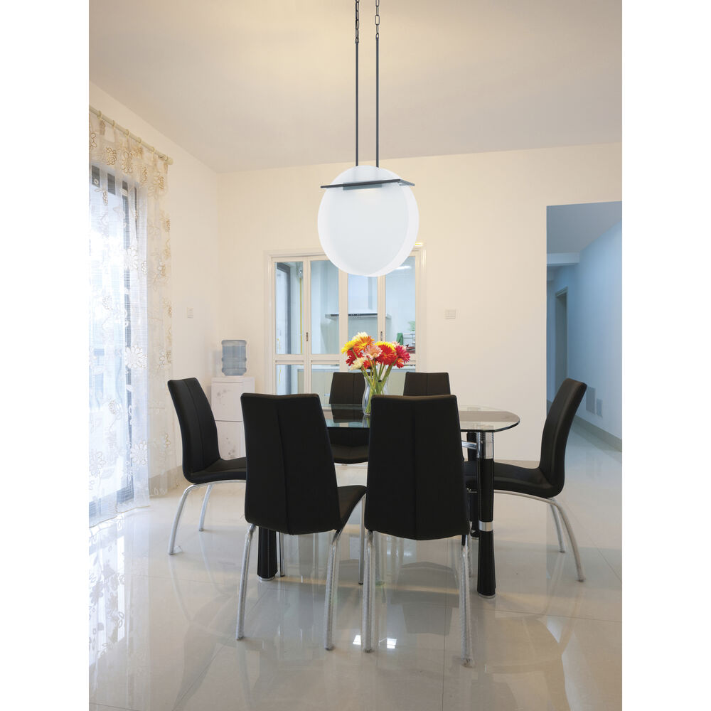 Nuvo Lighting Latitude LED 11.25 Inch Textured Black Pendant Ceiling Light