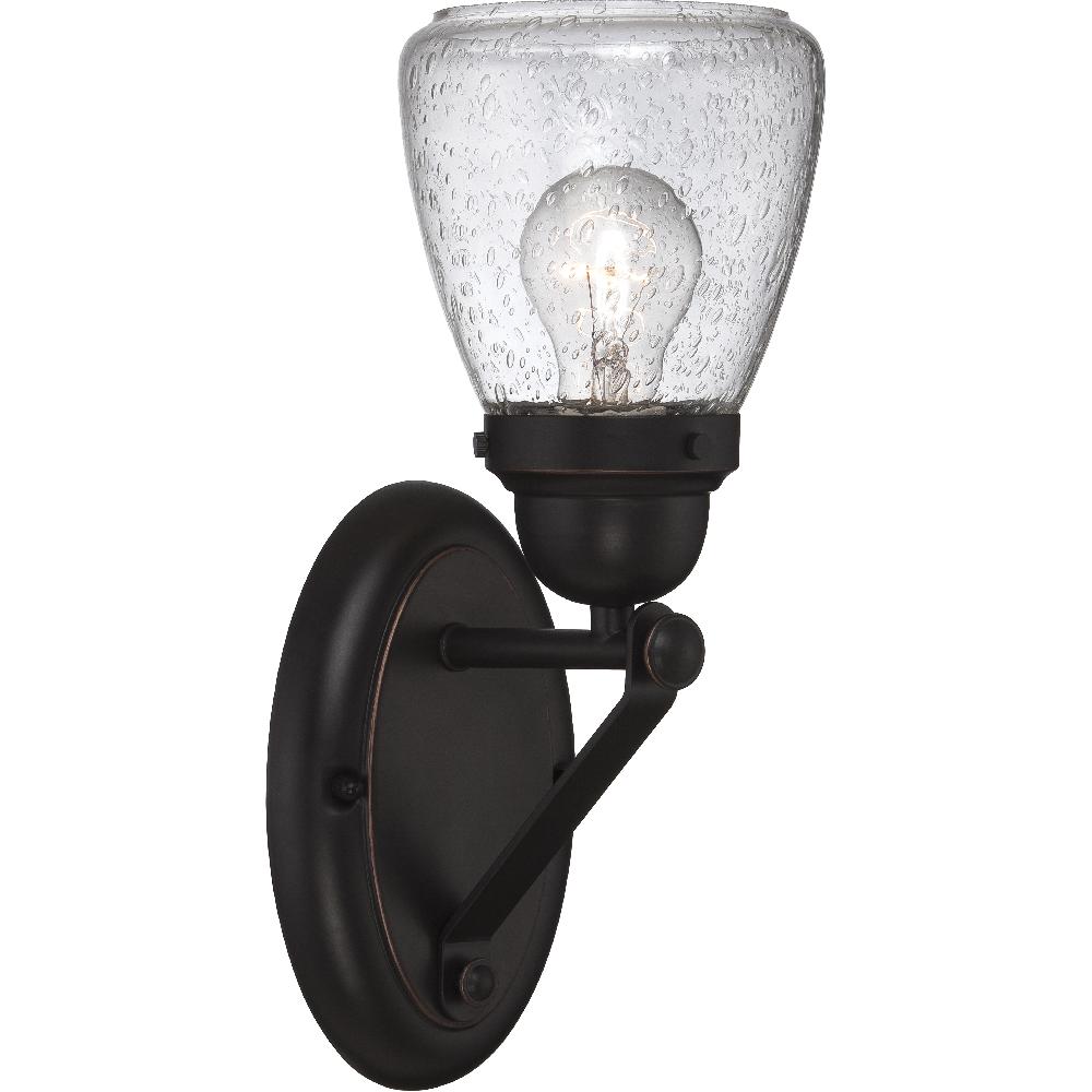 nuvo lighting Laurel 1 Light 13.38 inch Sudbury Bronze Vanity Light Wall Light
