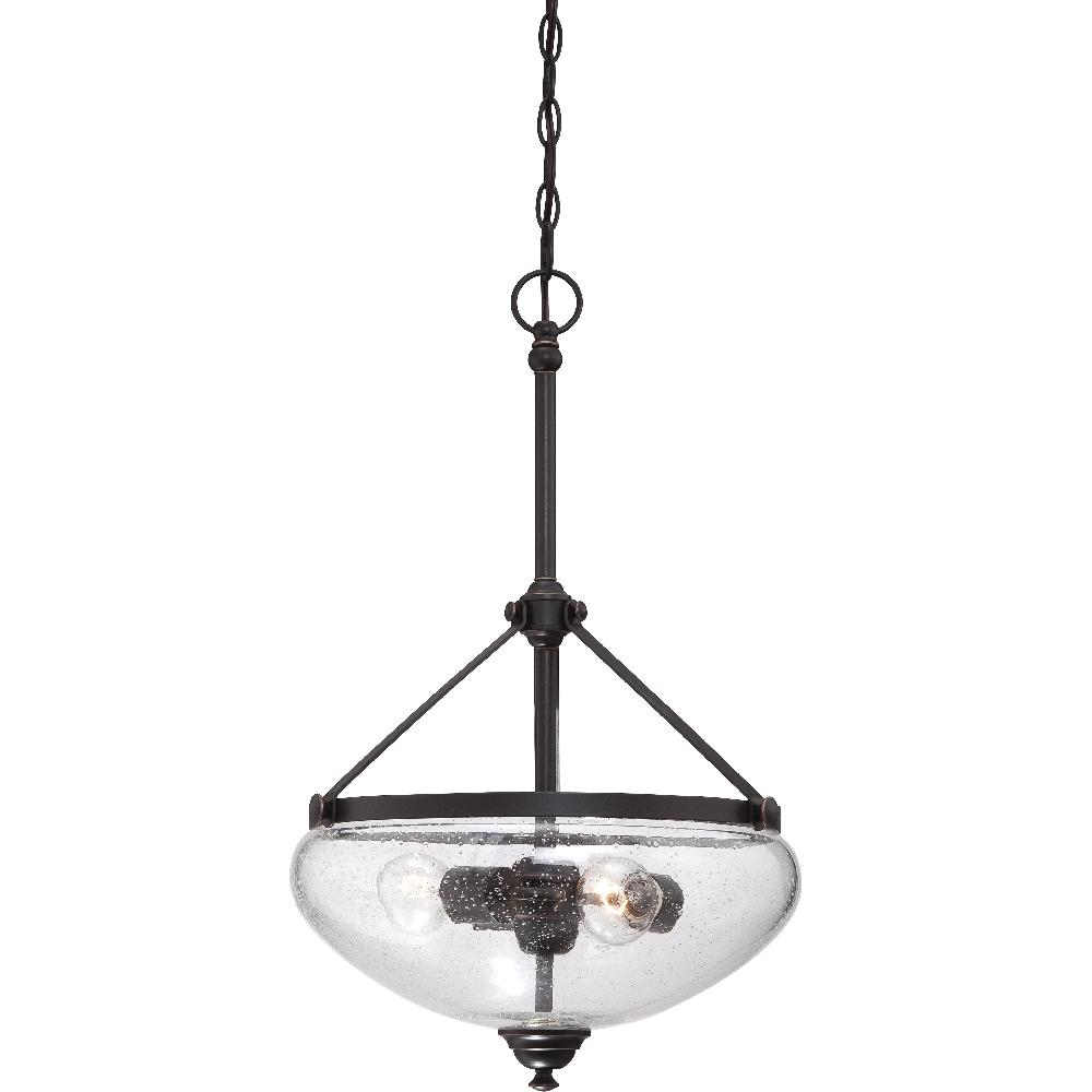 nuvo lighting Laurel 3 Light 15.5 inch Sudbury Bronze Pendant Ceiling Light