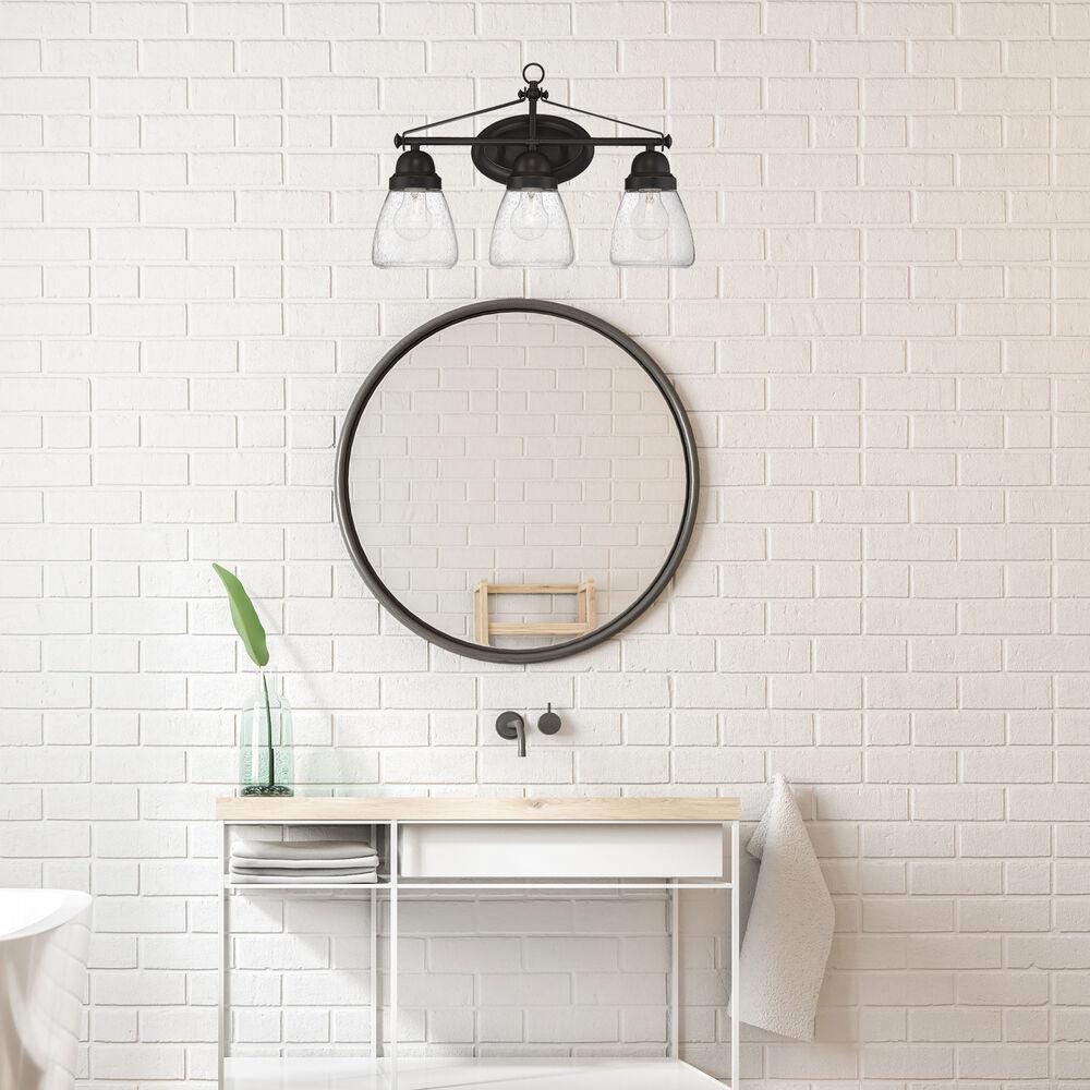 Nuvo Lighting Laurel 3 Light 19.13 Inch Sudbury Bronze Vanity Light Wall Light