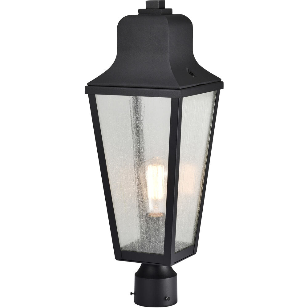 Nuvo Lighting Lawrence 1 Light 22.75 Inch Matte Black Outdoor Post Light