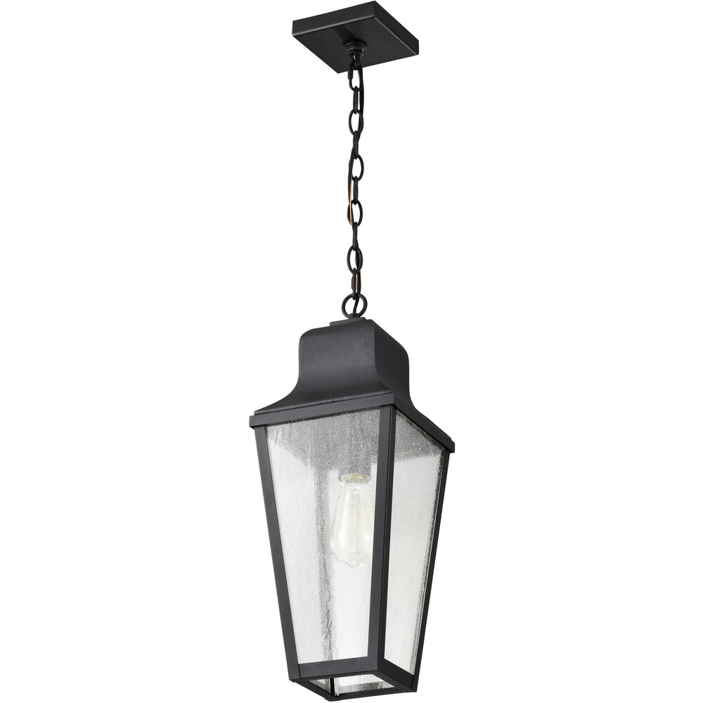 Nuvo Lighting Lawrence 1 Light 7.63 Inch Matte Black Outdoor Hanging Light