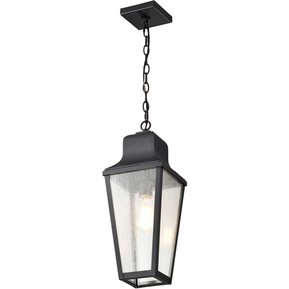 Nuvo Lighting Lawrence 1 Light 7.63 Inch Matte Black Outdoor Hanging Light