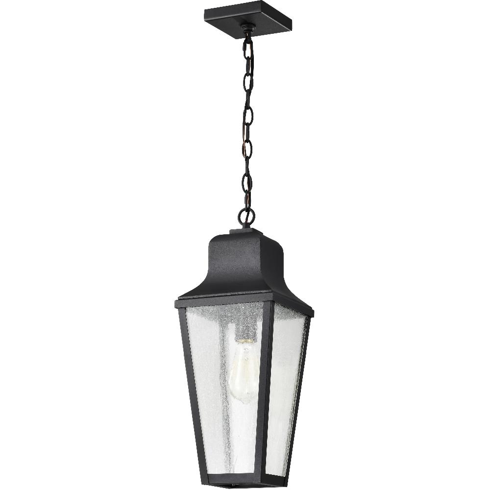 nuvo lighting Lawrence 1 Light 7.63 inch Matte Black Outdoor Hanging Light