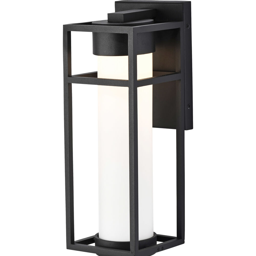 Nuvo Lighting Ledges LED 16 Inch Matte Black Outdoor Wall Sconce