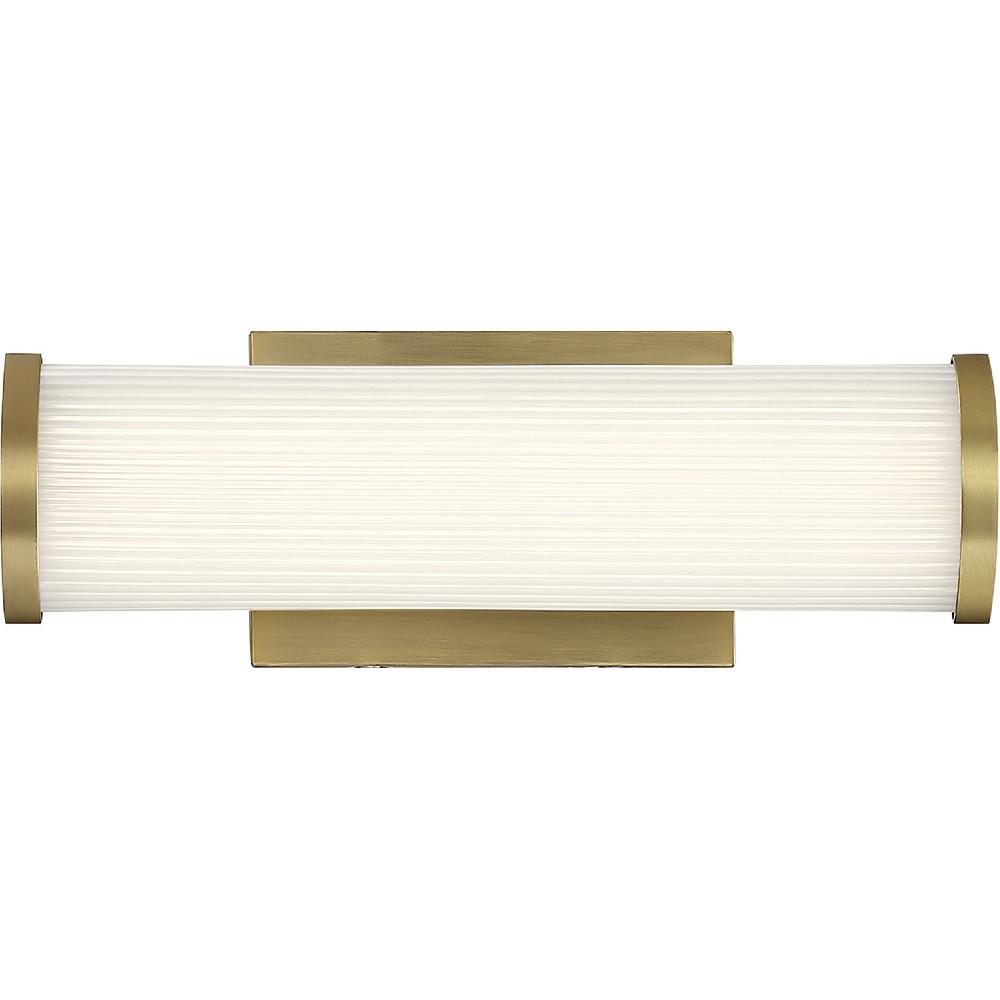nuvo lighting Lena LED 13 inch Brushed Brass Vanity Light Wall Light