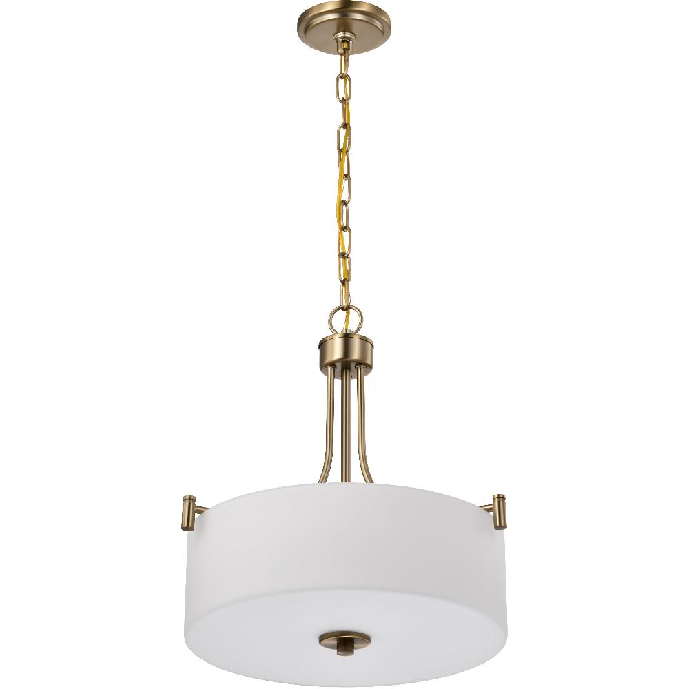 nuvo lighting Liam 15.88 inch Burnished Brass Pendant Ceiling Light