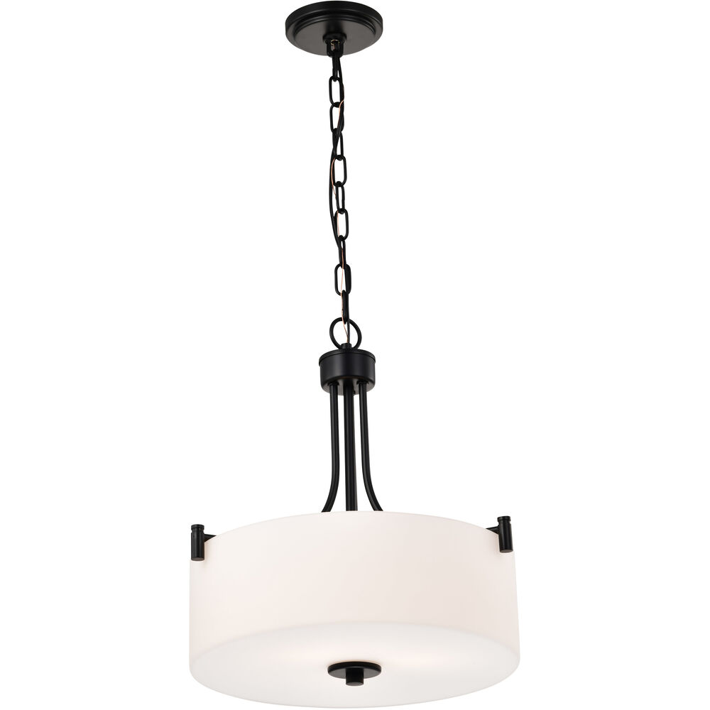 Nuvo Lighting Liam 15.88 Inch Matte Black Pendant Ceiling Light