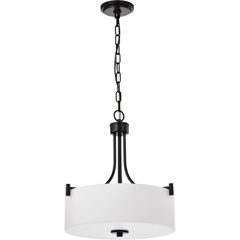 Nuvo Lighting Liam 15.88 Inch Matte Black Pendant Ceiling Light