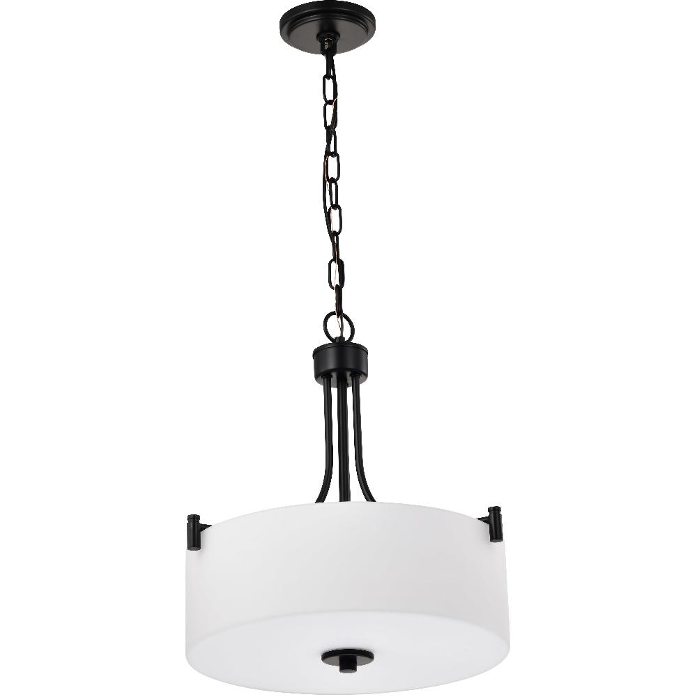 nuvo lighting Liam 15.88 inch Matte Black Pendant Ceiling Light