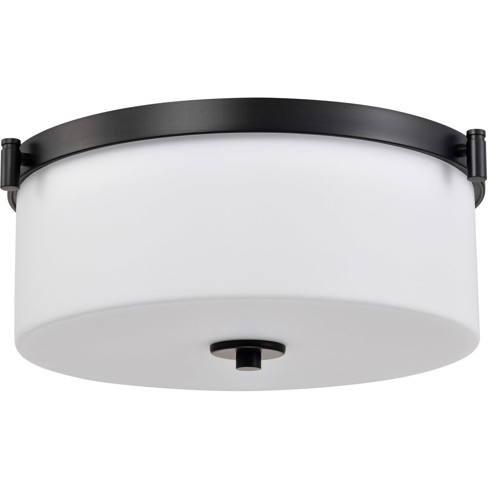 Nuvo Lighting Liam 16.63 Inch Matte Black Flush Mount Ceiling Light