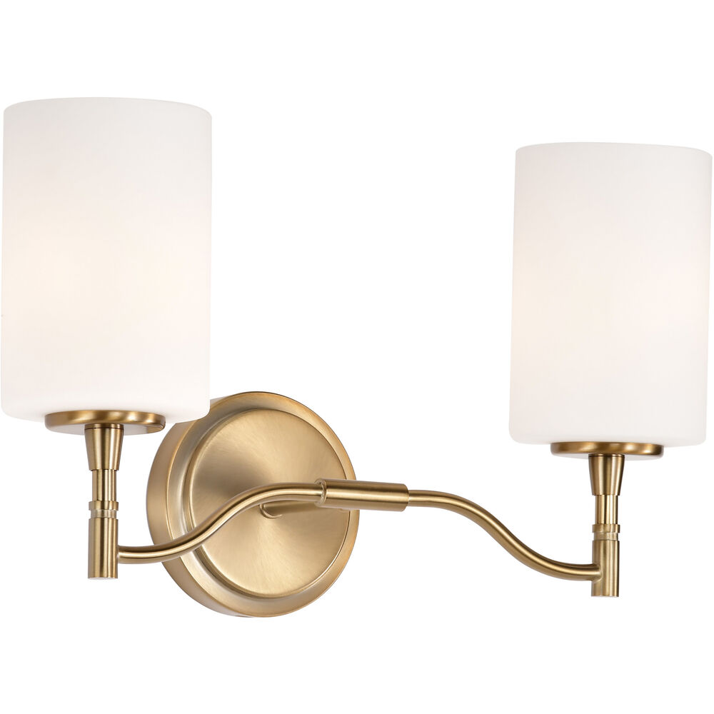 Nuvo Lighting Liam 16 Inch Burnished Brass Vanity Wall Light