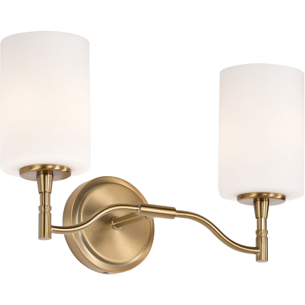 Nuvo Lighting Liam 16 Inch Burnished Brass Vanity Wall Light