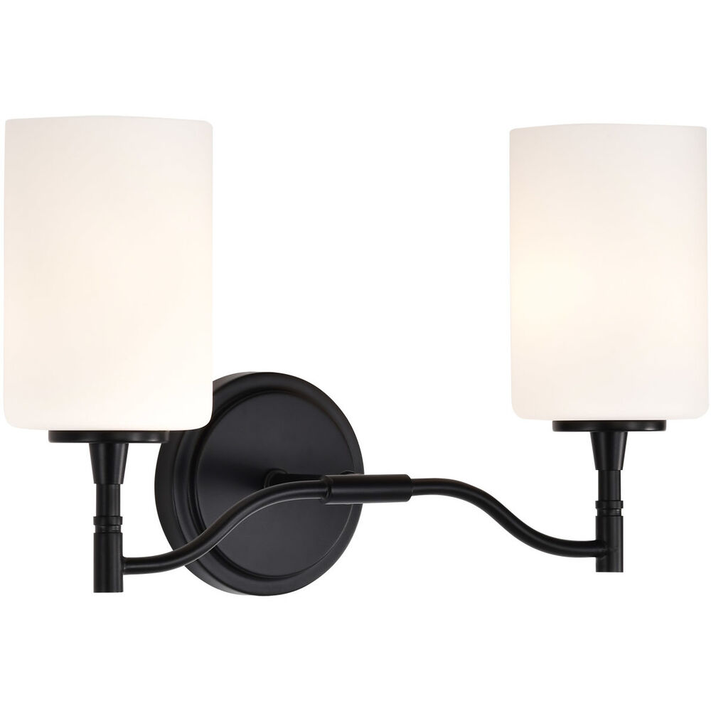 Nuvo Lighting Liam 16 Inch Matte Black Vanity Wall Light