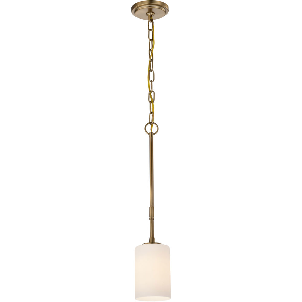 Nuvo Lighting Liam 4.13 Inch Burnished Brass Pendant Ceiling Light