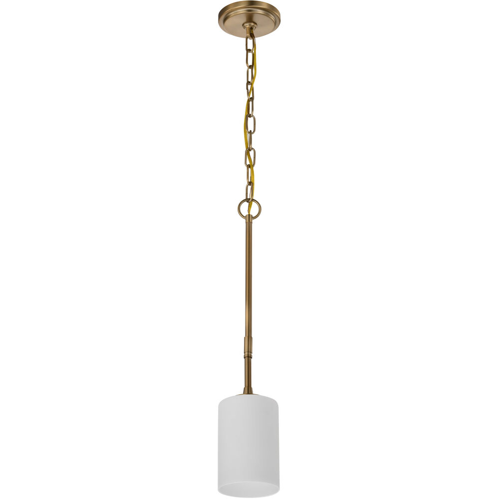 Nuvo Lighting Liam 4.13 Inch Burnished Brass Pendant Ceiling Light