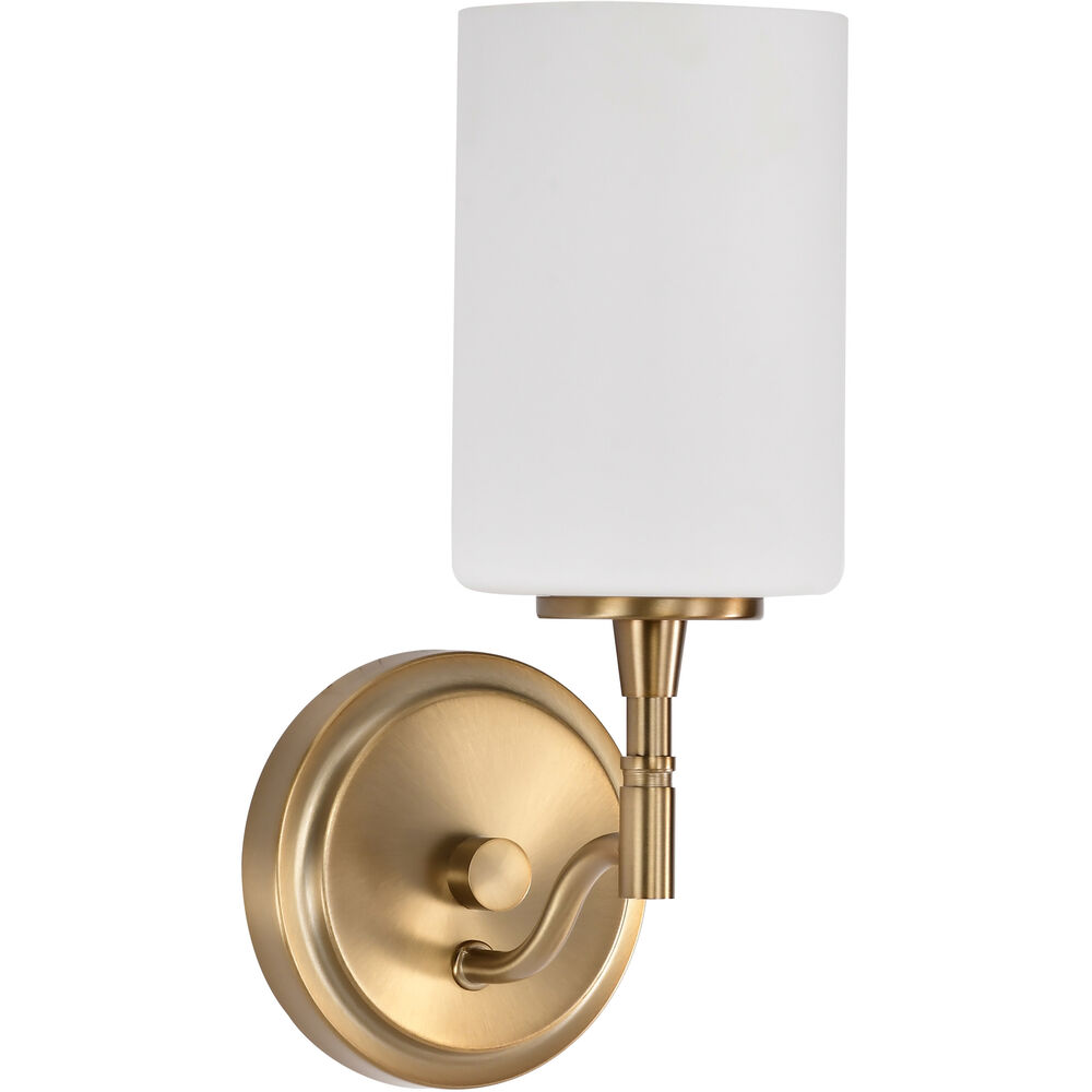 Nuvo Lighting Liam 4.75 Inch Burnished Brass Vanity Wall Light