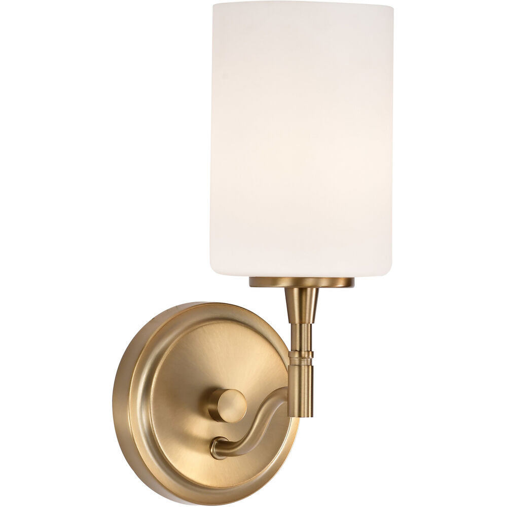 Nuvo Lighting Liam 4.75 Inch Burnished Brass Vanity Wall Light