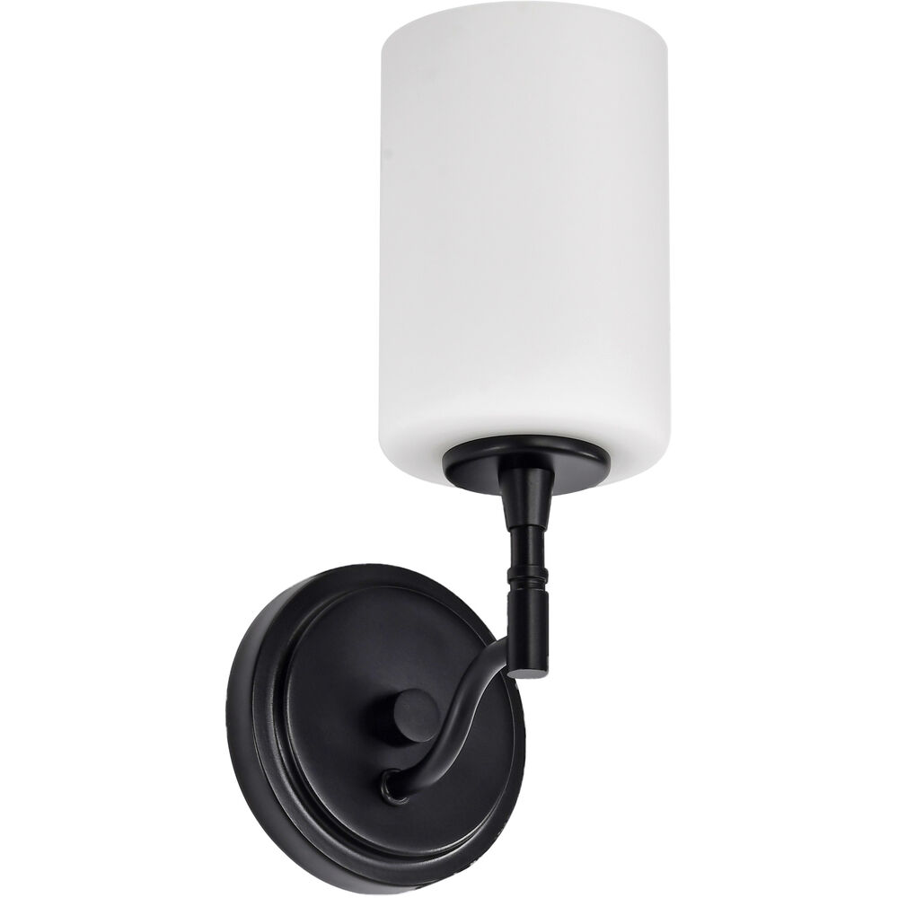 Nuvo Lighting Liam 4.75 Inch Matte Black Vanity Wall Light