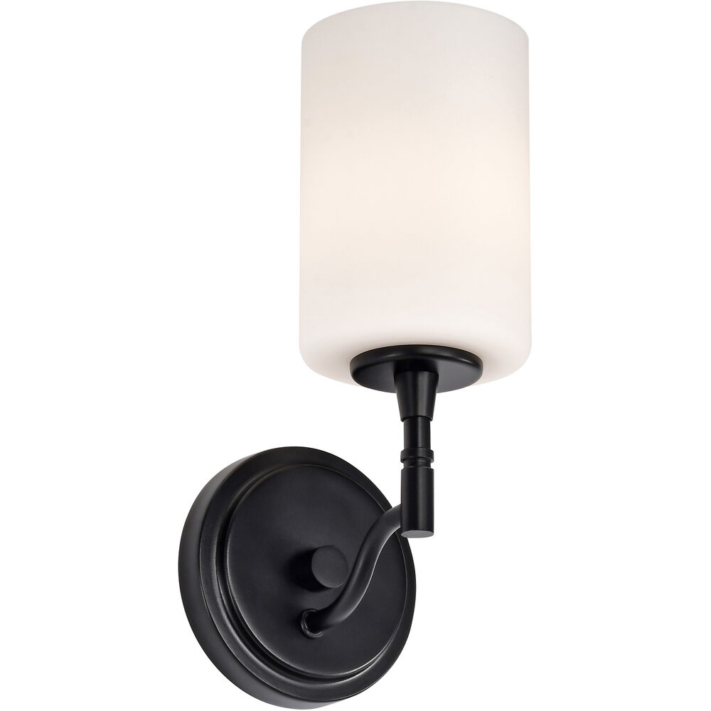 Nuvo Lighting Liam 4.75 Inch Matte Black Vanity Wall Light