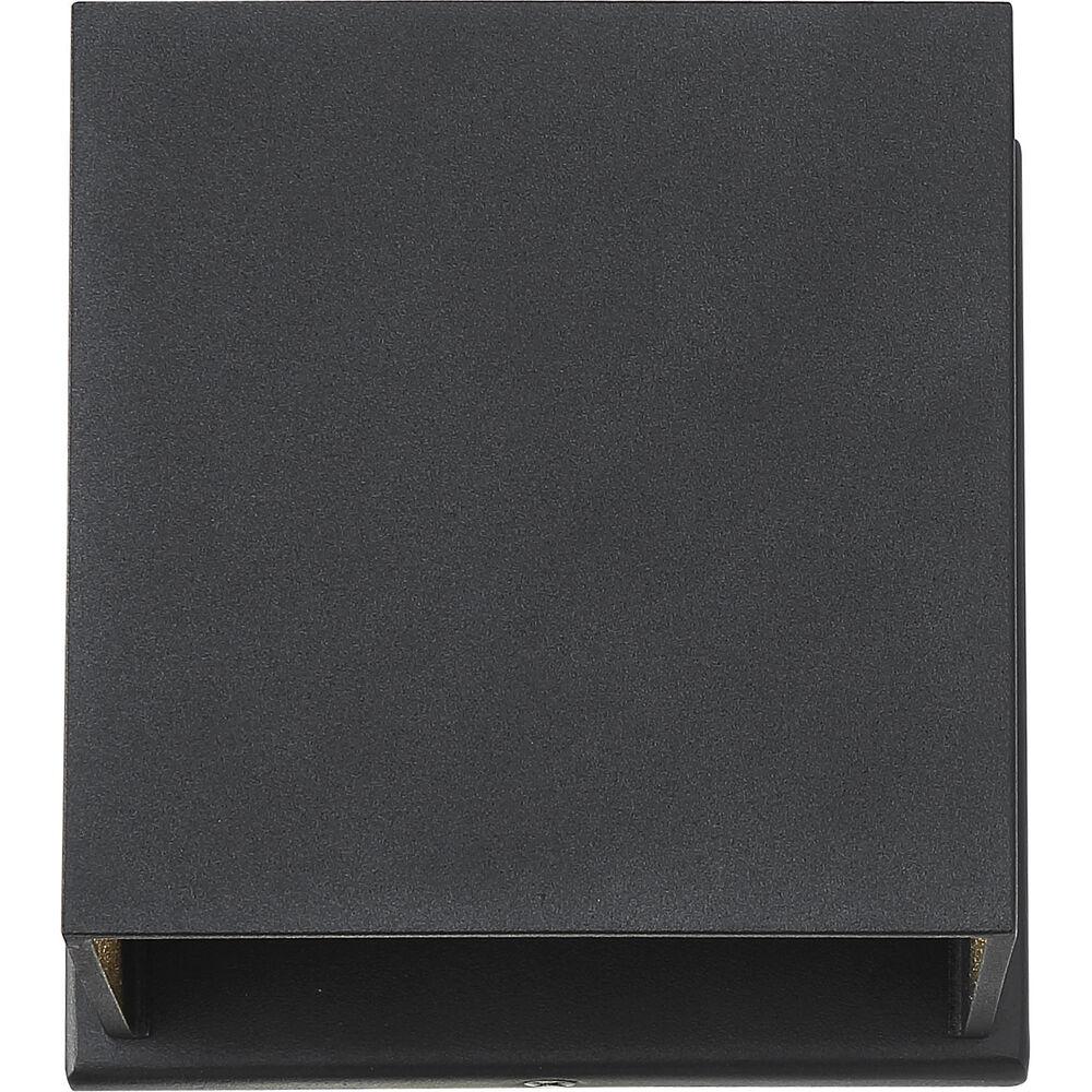 Nuvo Lighting Lightgate LED 5 Inch Black Outdoor Wall Sconce