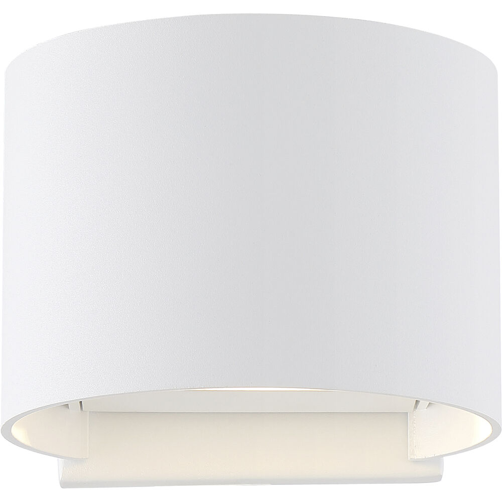 Nuvo Lighting Lightgate LED 5 Inch White Outdoor Wall Sconce