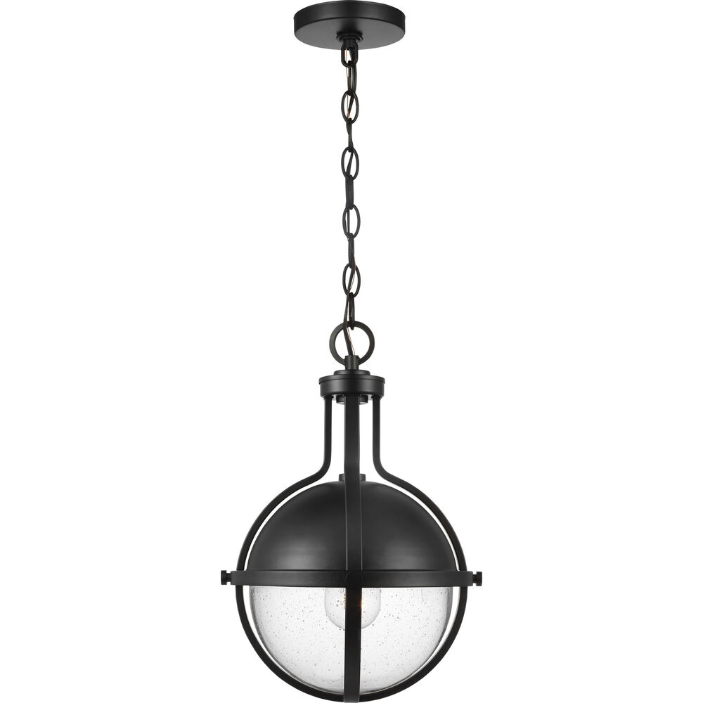 Nuvo Lighting Lincoln 1 Light 11 Inch Matte Black Pendant Ceiling Light