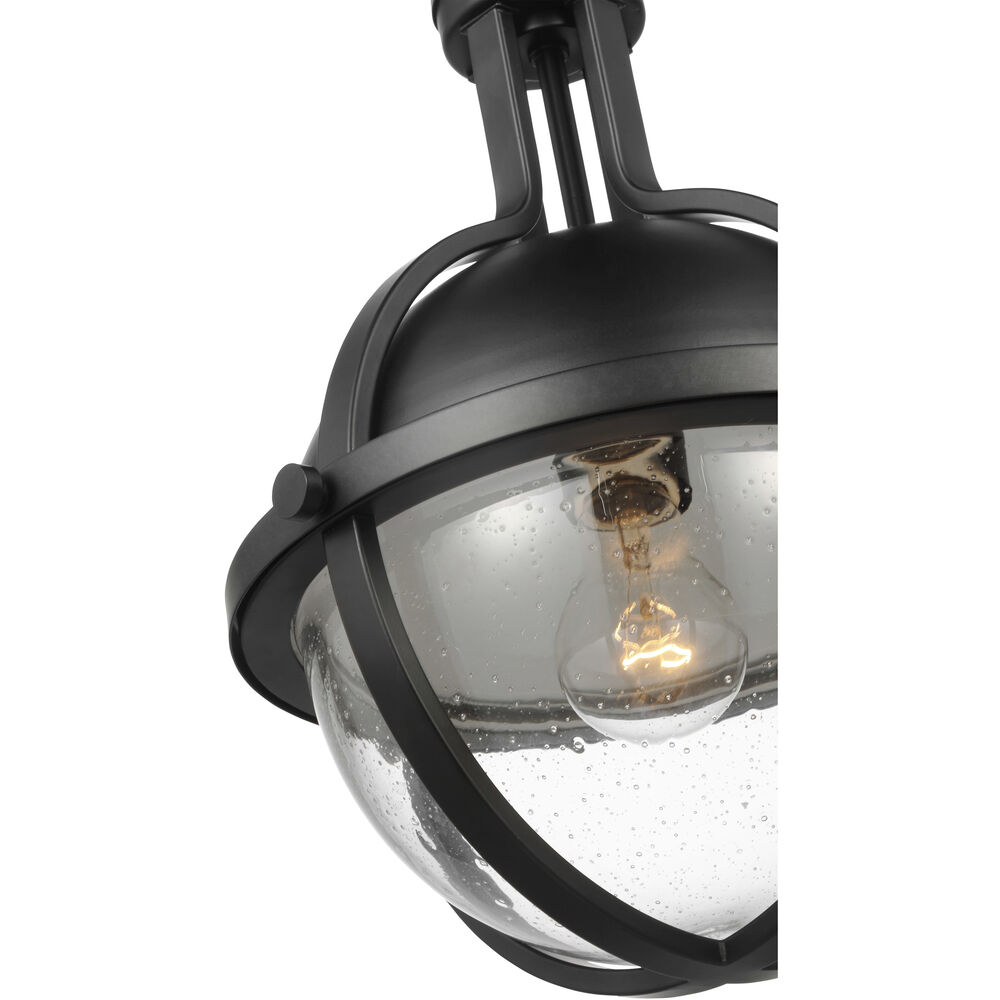 Nuvo Lighting Lincoln 1 Light 11 Inch Matte Black Pendant Ceiling Light
