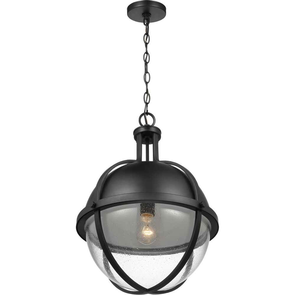 Nuvo Lighting Lincoln 1 Light 16 Inch Matte Black Pendant Ceiling Light