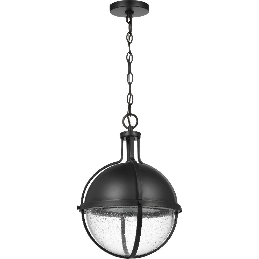 nuvo lighting Lincoln 1 Light 16 inch Matte Black Pendant Ceiling Light