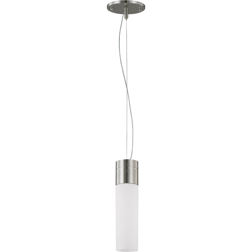 Nuvo Lighting Link 1 Light 2.75 Inch Brushed Nickel Pendant Ceiling Light