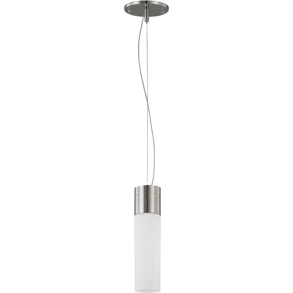 Nuvo Lighting Link 1 Light 3 Inch Brushed Nickel Pendant Ceiling Light