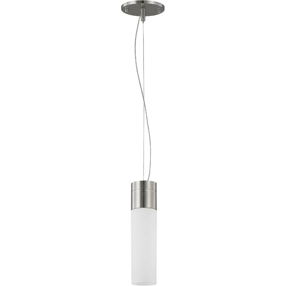 nuvo lighting Link 1 Light 3 inch Brushed Nickel Pendant Ceiling Light
