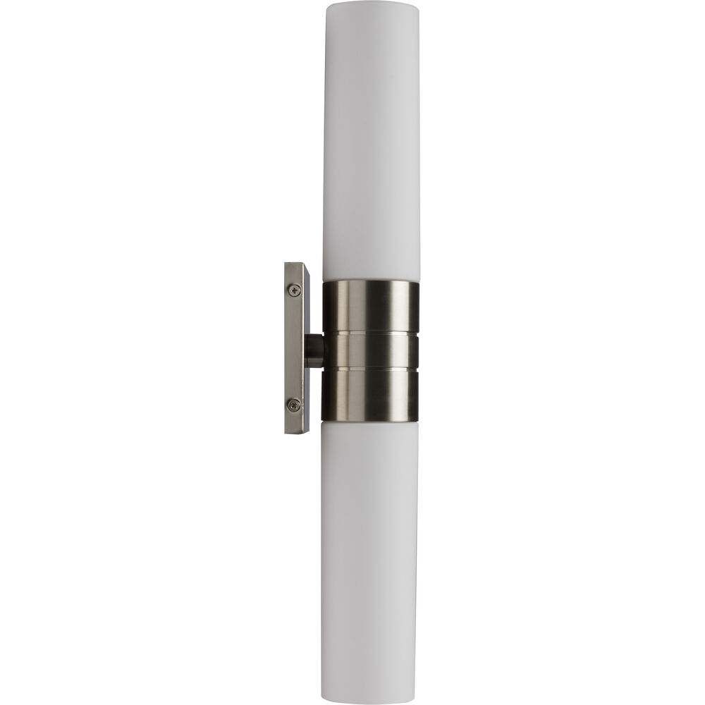 Nuvo Lighting Link 2 Light 5 Inch Brushed Nickel ADA Wall Sconce Wall Light
