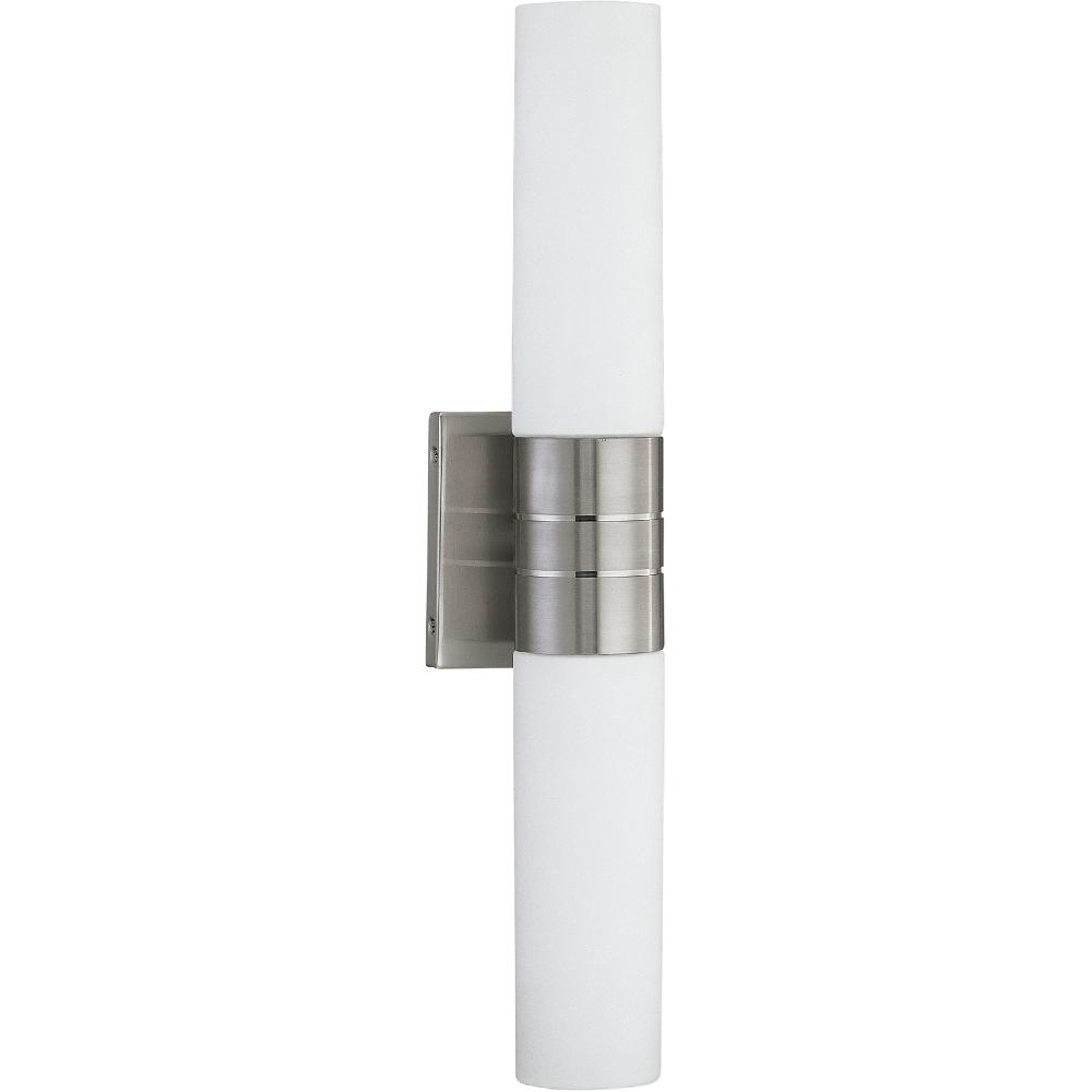 nuvo lighting Link 2 Light 5 inch Brushed Nickel ADA Wall Sconce Wall Light nuvo lighting Link 2 Light 5 inch Brushed Nickel ADA Wall Sconce Wall Light