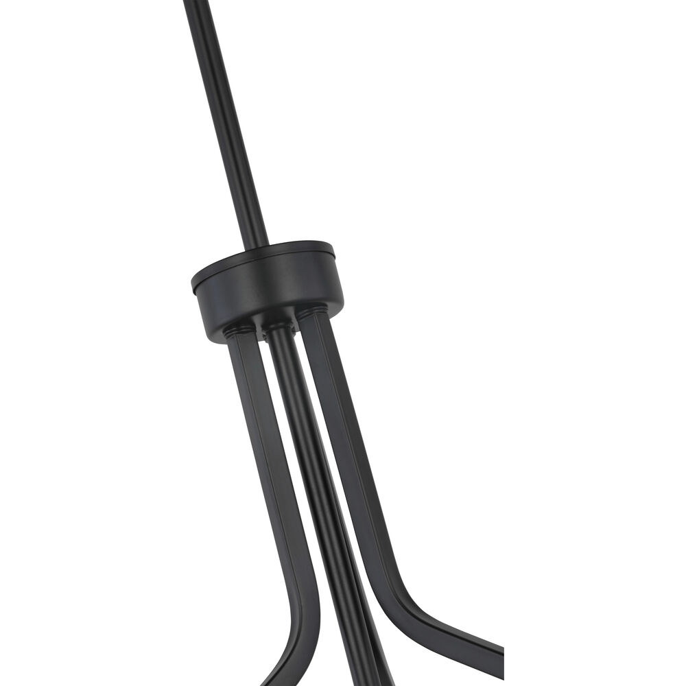 Nuvo Lighting Livingston 4 Light 22 Inch Matte Black Pendant Ceiling Light