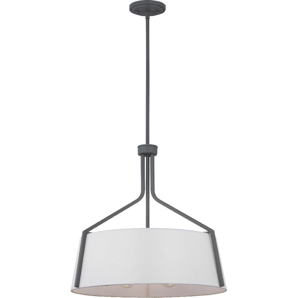 nuvo lighting Livingston 4 Light 22 inch Putty Gray Pendant Ceiling Light