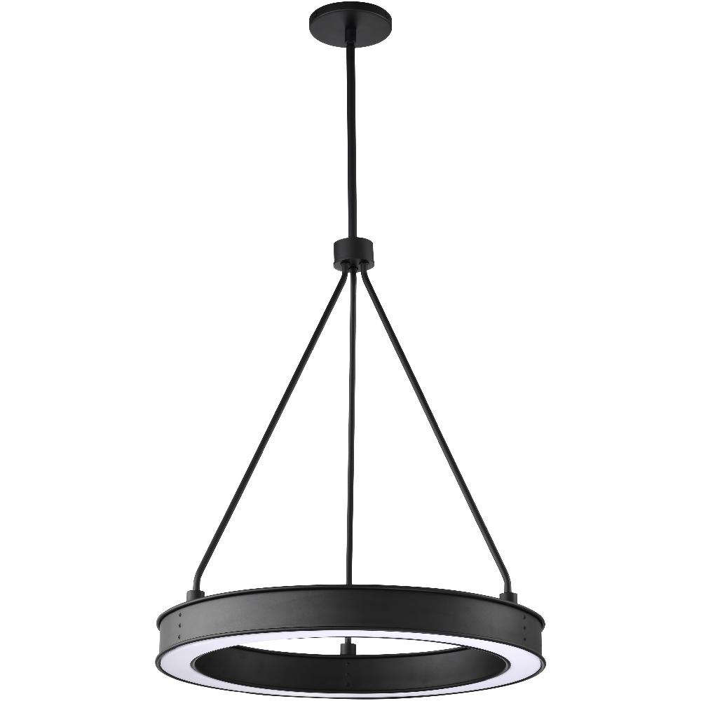 nuvo lighting Longford LED 20.13 inch Textured Black Pendant Ceiling Light